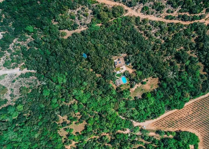 La Marjelle, Havre De Paix En Pleine Nature Avec Piscine بيت للعطل Montclus (Gard)
